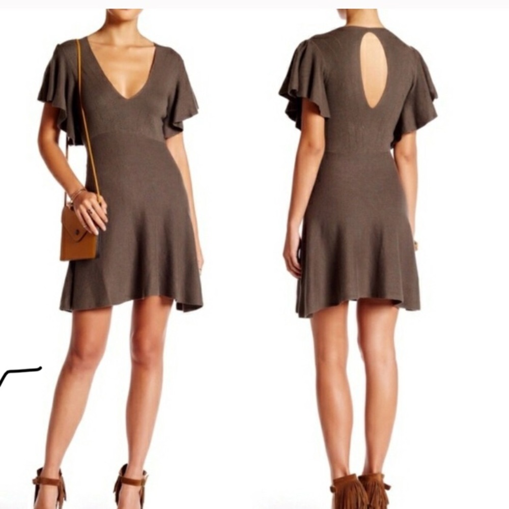 NWT!! Dark gray Free People Dress.